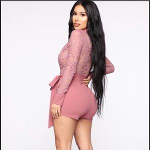Fashionnova lace romper